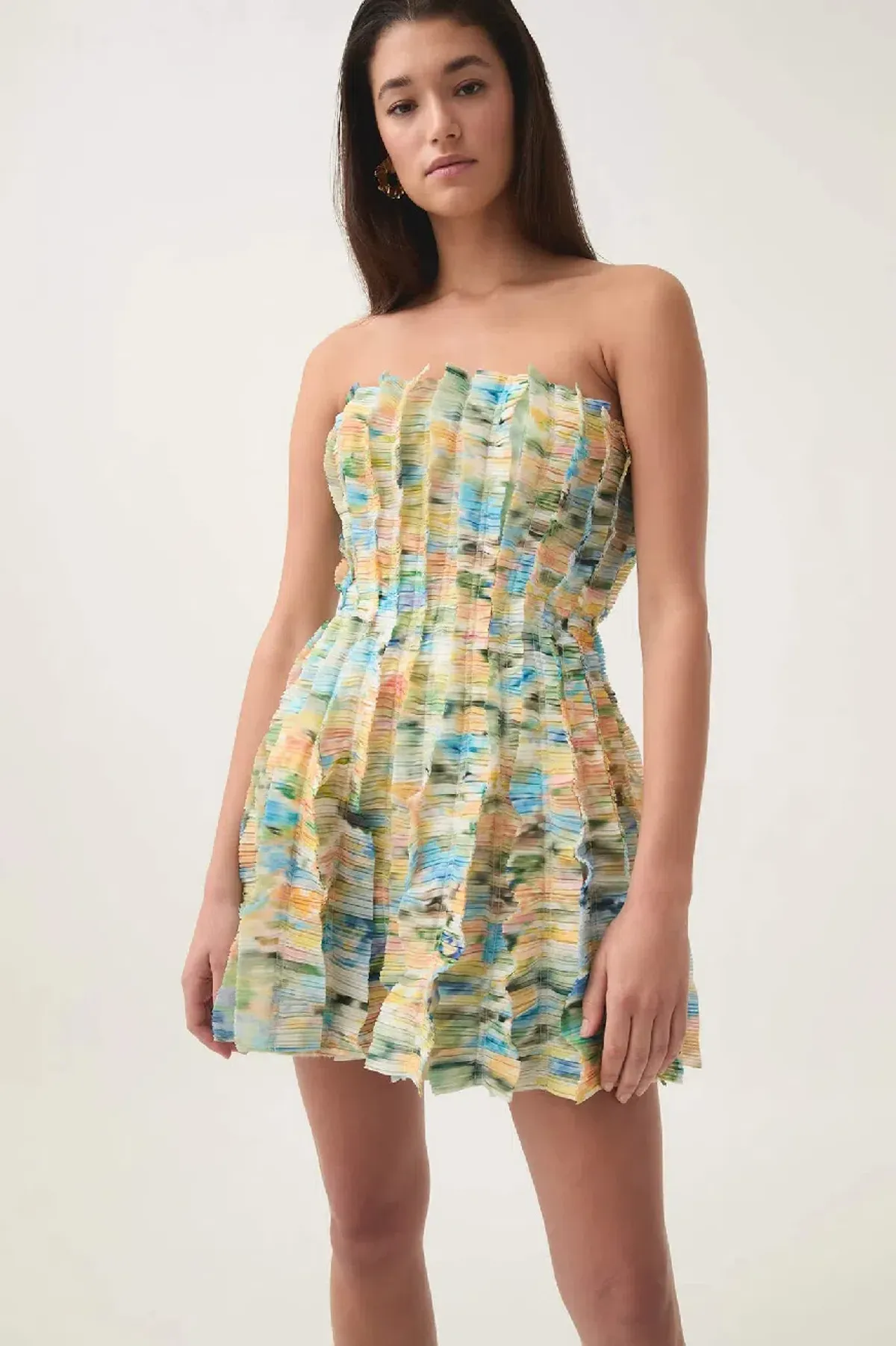 Aje Hybrid Sleeveless Mini Dress – Floral Haze – Size 14 - Image 1