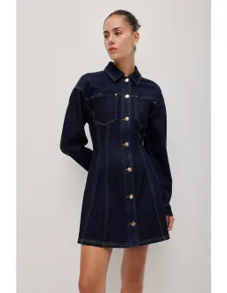 AJE STUDIO Marcelline Denim Dress Size 10 AU for rent on The Volte - image 2