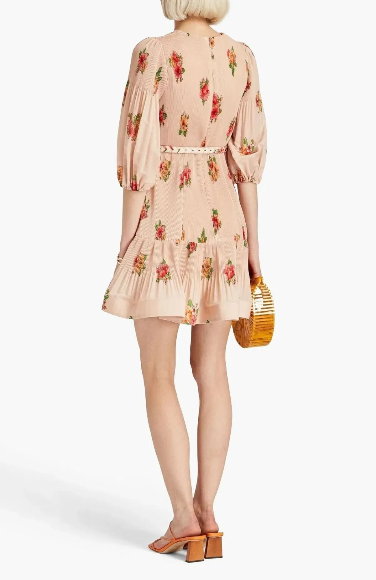 Zimmermann Fluted Organza Plisse Dress AU 14 / 3 - Image 2