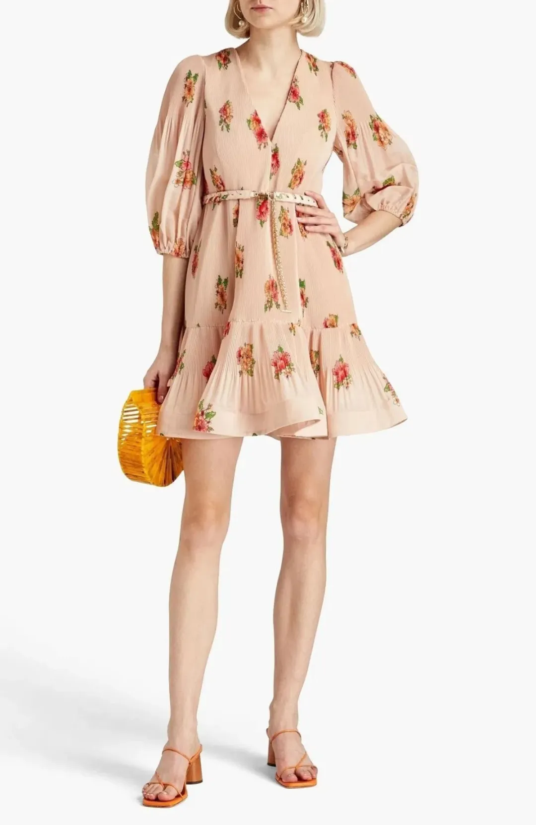 Zimmermann Fluted Organza Plisse Dress AU 14 / 3 for rent on The Volte - main image