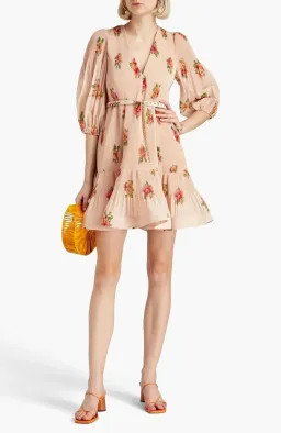 Zimmermann Fluted Organza Plisse Dress AU 14 / 3 for rent on The Volte - image 1