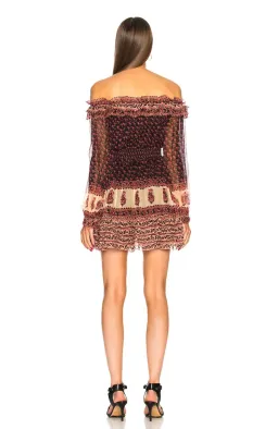 Zimmermann Jaya Stamp Frill Silk Mini Dress AU 8 / 0 for rent on The Volte - image 3