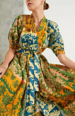 Alemais Archie Wrap Linen Maxi Dress AU 8 / S for rent on The Volte - image 2