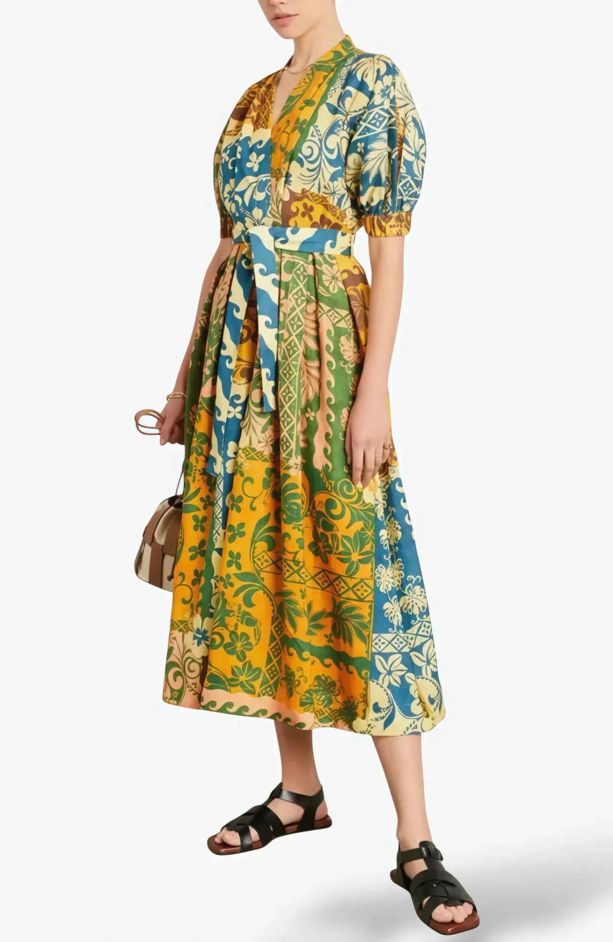Alemais Archie Wrap Linen Maxi Dress AU 8 / S - Image 1