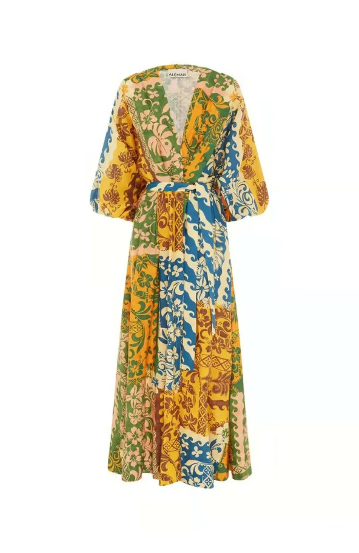 Alemais Archie Wrap Linen Maxi Dress AU 8 / S - Image 5
