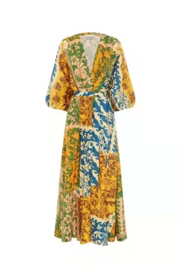 Alemais Archie Wrap Linen Maxi Dress AU 8 / S for rent on The Volte - image 5