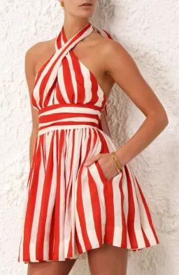 Zimmermann Alight Halter Mini Dress AU 10 / 1 for rent on The Volte - image 3