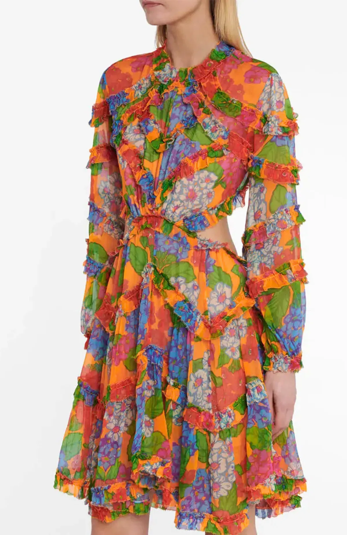 Share Zimmermann Riders Frill Mini Dress AU 10 / 1 - Image 3