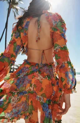 Share Zimmermann Riders Frill Mini Dress AU 10 / 1 for rent on The Volte - image 4