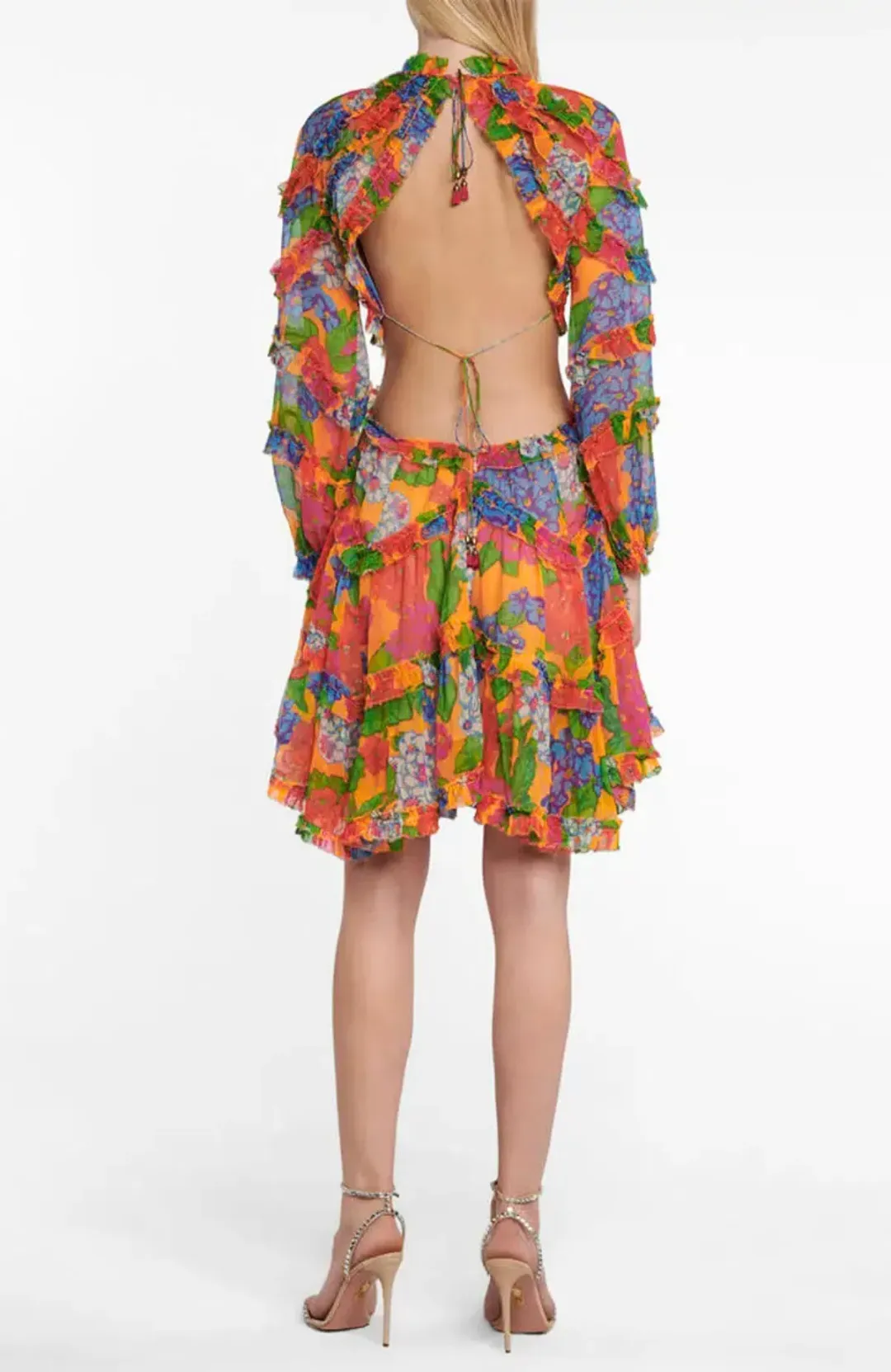 Share Zimmermann Riders Frill Mini Dress AU 10 / 1 for rent on The Volte - main image