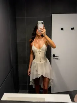 DANIELLE GUIZIO MARINI CORSET DRESS ivory S for rent on The Volte - image 1