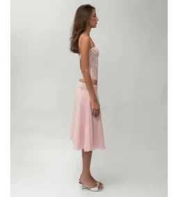 Fenity Bloom Midi Set Pink Size XS for rent on The Volte - image 3