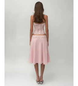 Fenity Bloom Midi Set Pink Size XS for rent on The Volte - image 2