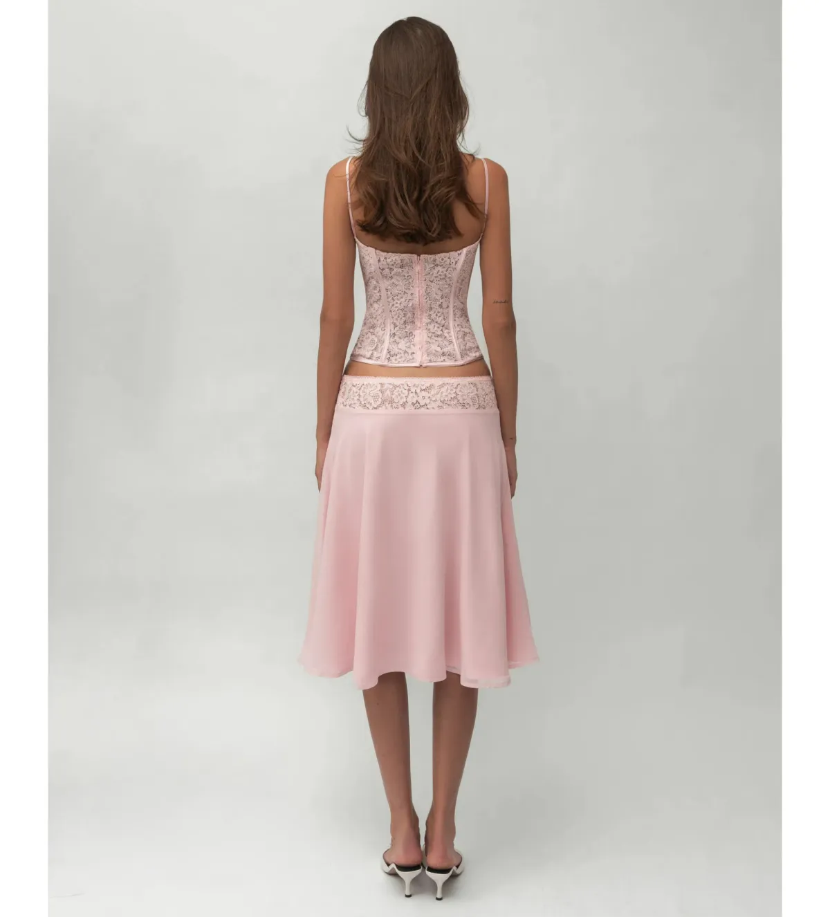 Fenity Bloom Midi Set Pink Size Small - Image 2