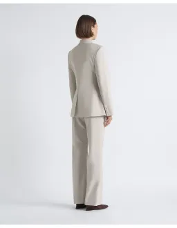 Cue Single Breasted Slim Fit Blazer Size 6 Stone for rent on The Volte - image 4