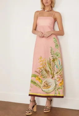 Alemais Papaya Sundress in Pink Size 16 for rent on The Volte - image 1