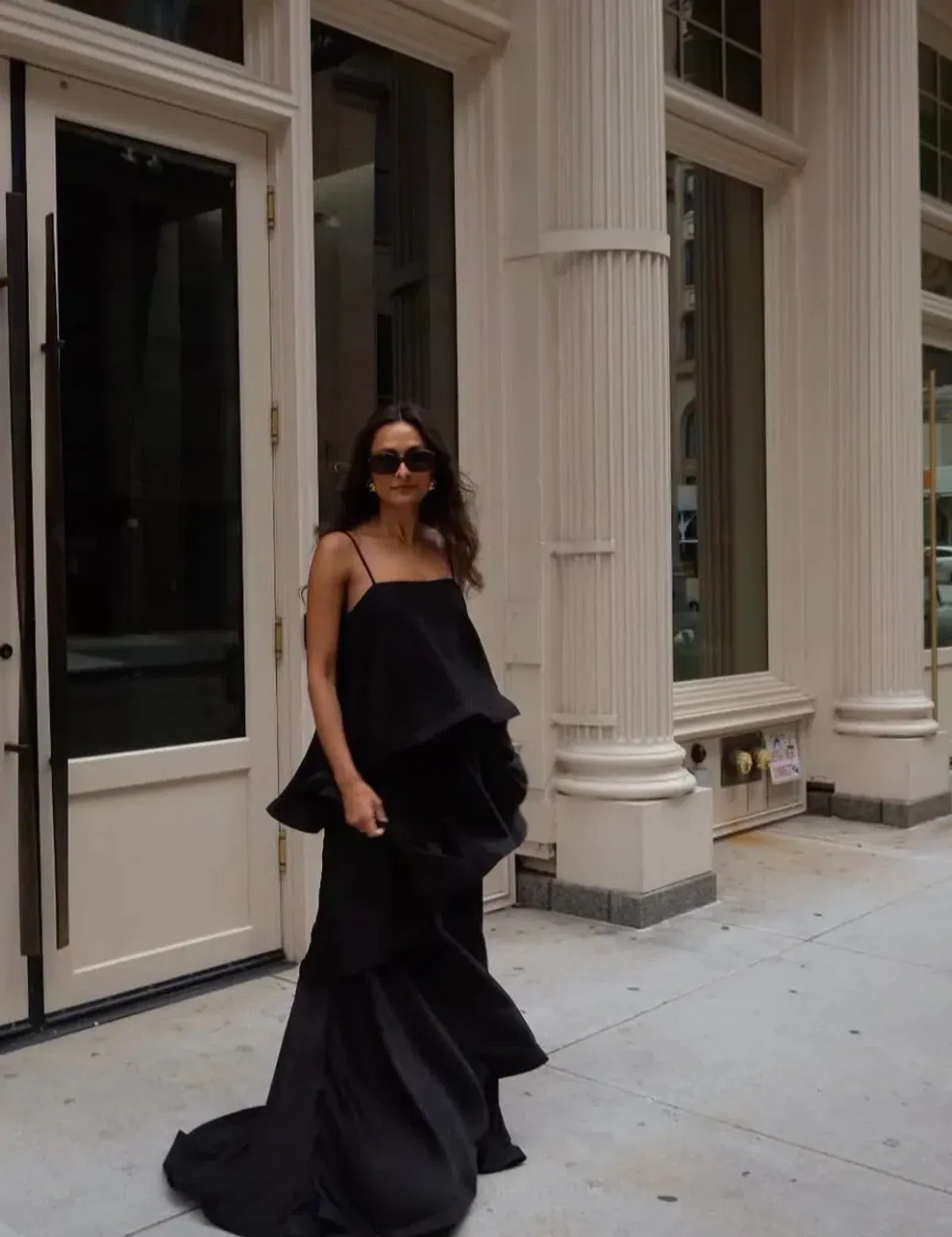 Elliatt Tilly Tiered Maxi Dress in Black as - Image 3