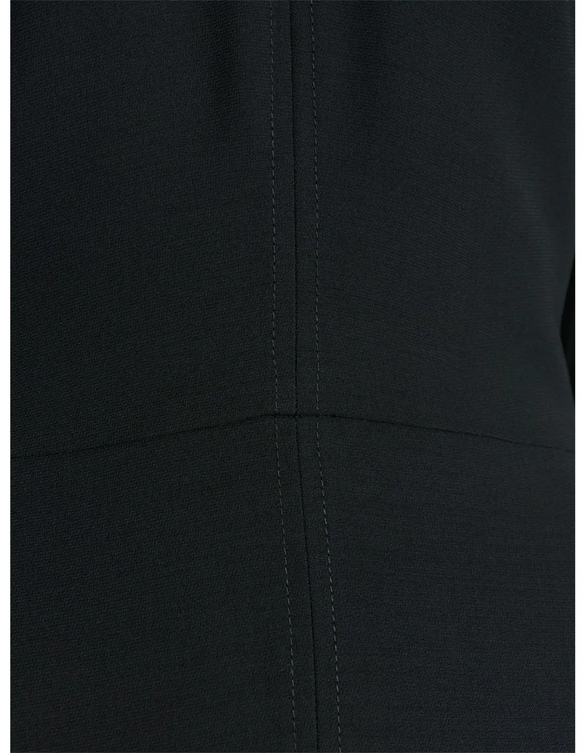 Veronika Maine Double Weave V Neck Midi Dress Size 14 Black - Image 3