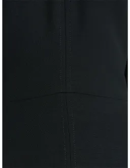Veronika Maine Double Weave V Neck Midi Dress Size 14 Black for rent on The Volte - image 3