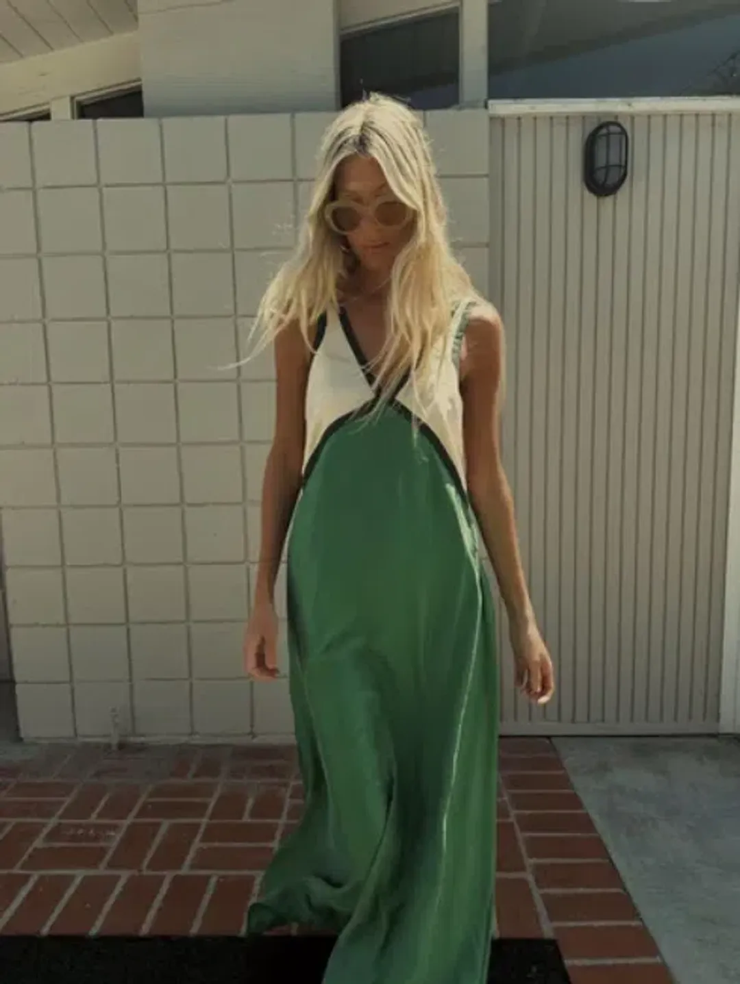 Sancia The Naomi Cupro Maxi Dress Size AU 8/S for rent on The Volte - main image