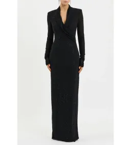 Rebecca Vallance Stardust Maxi Gown Black Size 8 for rent on The Volte - image 1