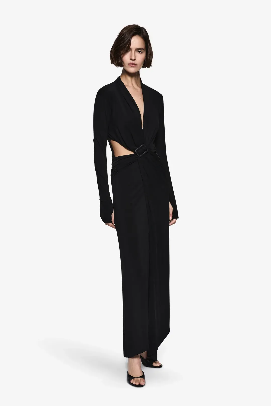 Misha Ona Long Sleeve Dress Size 12 / L for rent on The Volte - main image