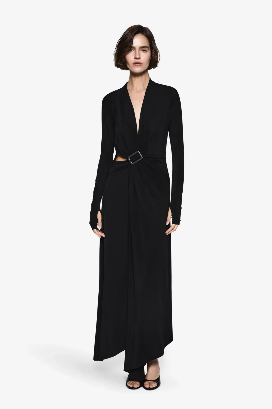 Misha Ona Long Sleeve Dress Size 12 / L for rent on The Volte - main image