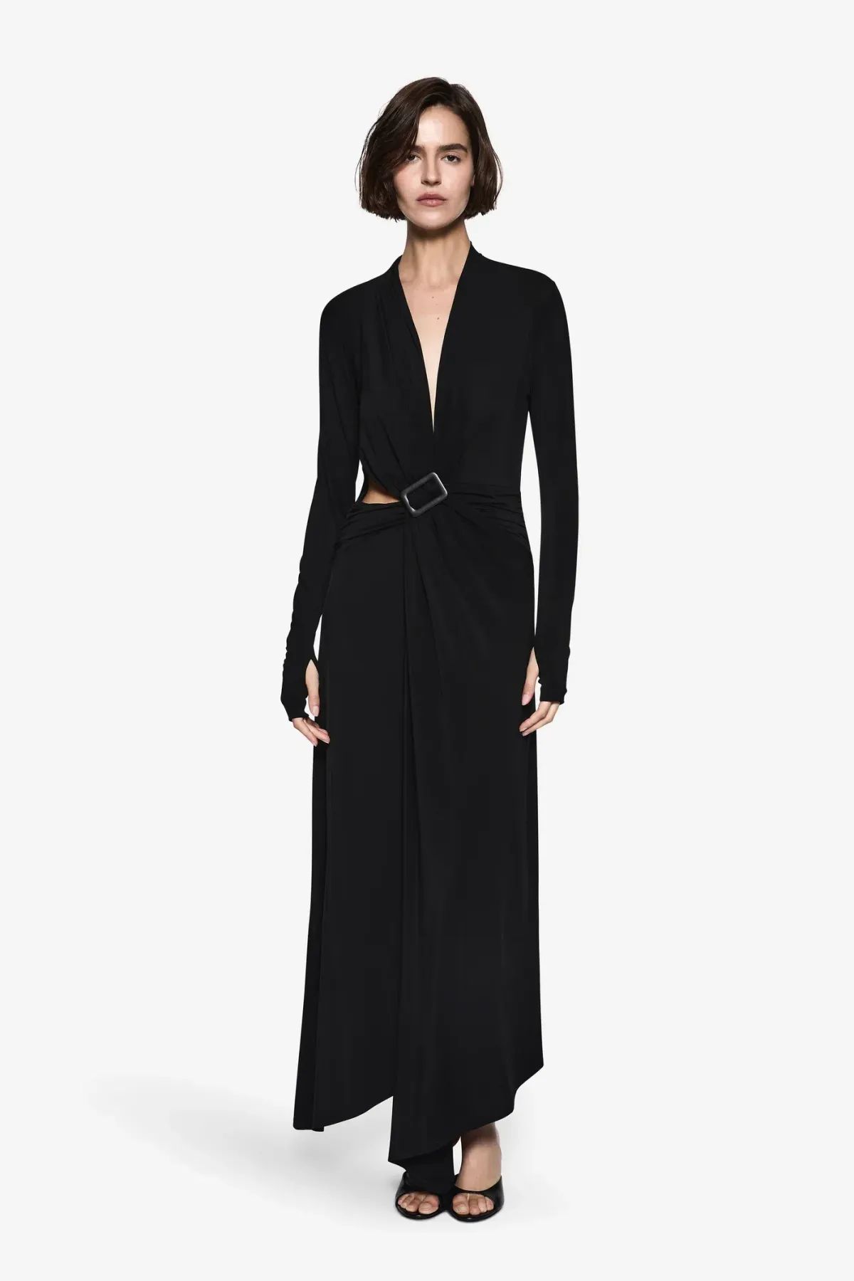 Misha Ona Long Sleeve Dress Size 12 / L for rent on The Volte - main image