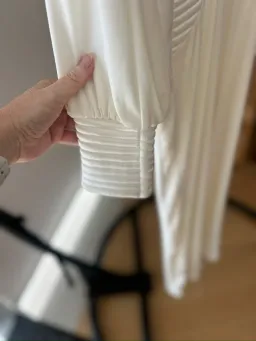 ZHIVAGO READY JUMPSUIT – WHITE / IVORY – SIZE 8/10 for rent on The Volte - image 4