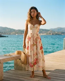 ZIMMERMANN ROSELIGHT PICNIC MIDI SIZE 0 for rent on The Volte - image 1