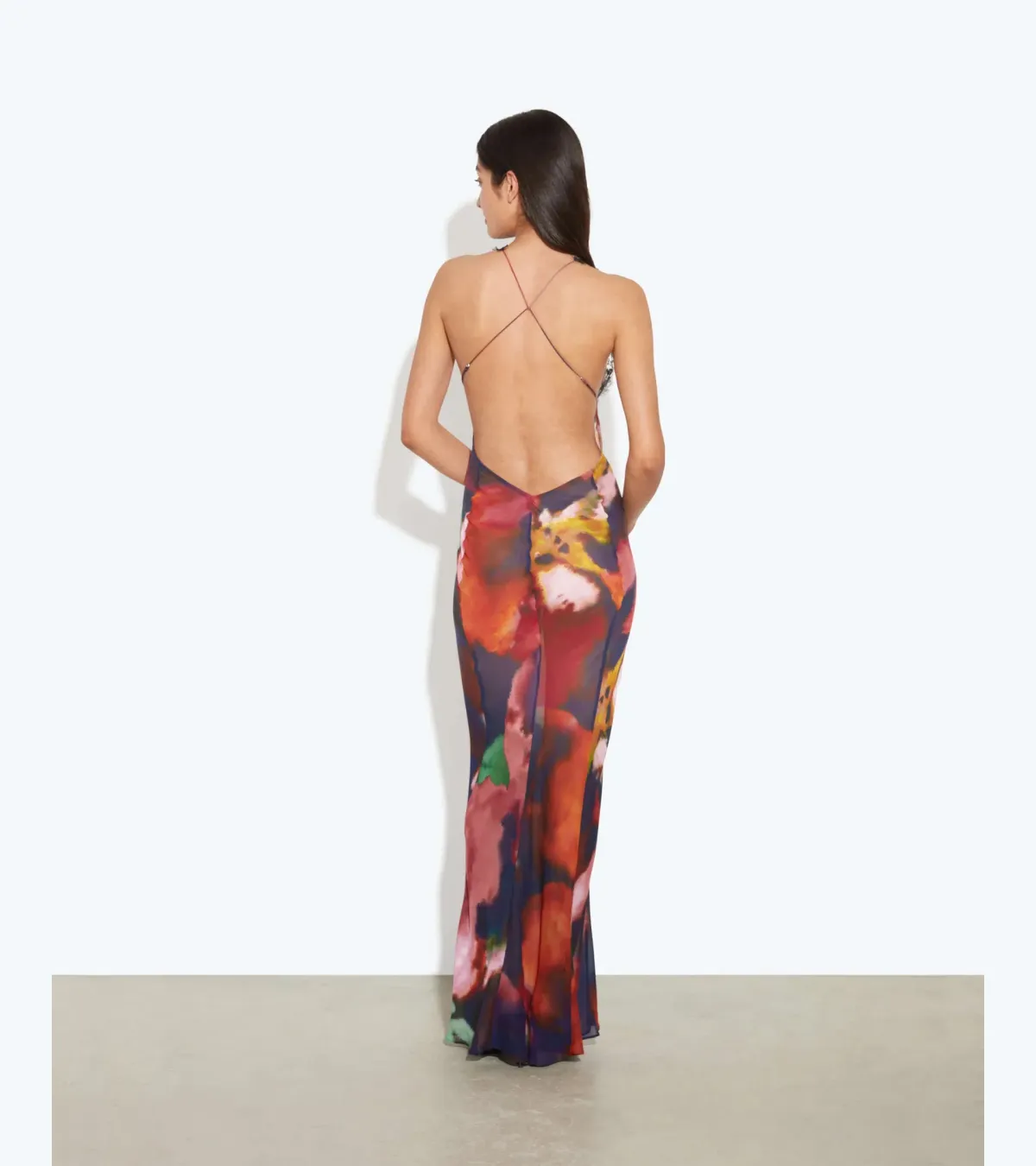 PAOLA FLORAL SLIP DRESS - size 4 - Image 3
