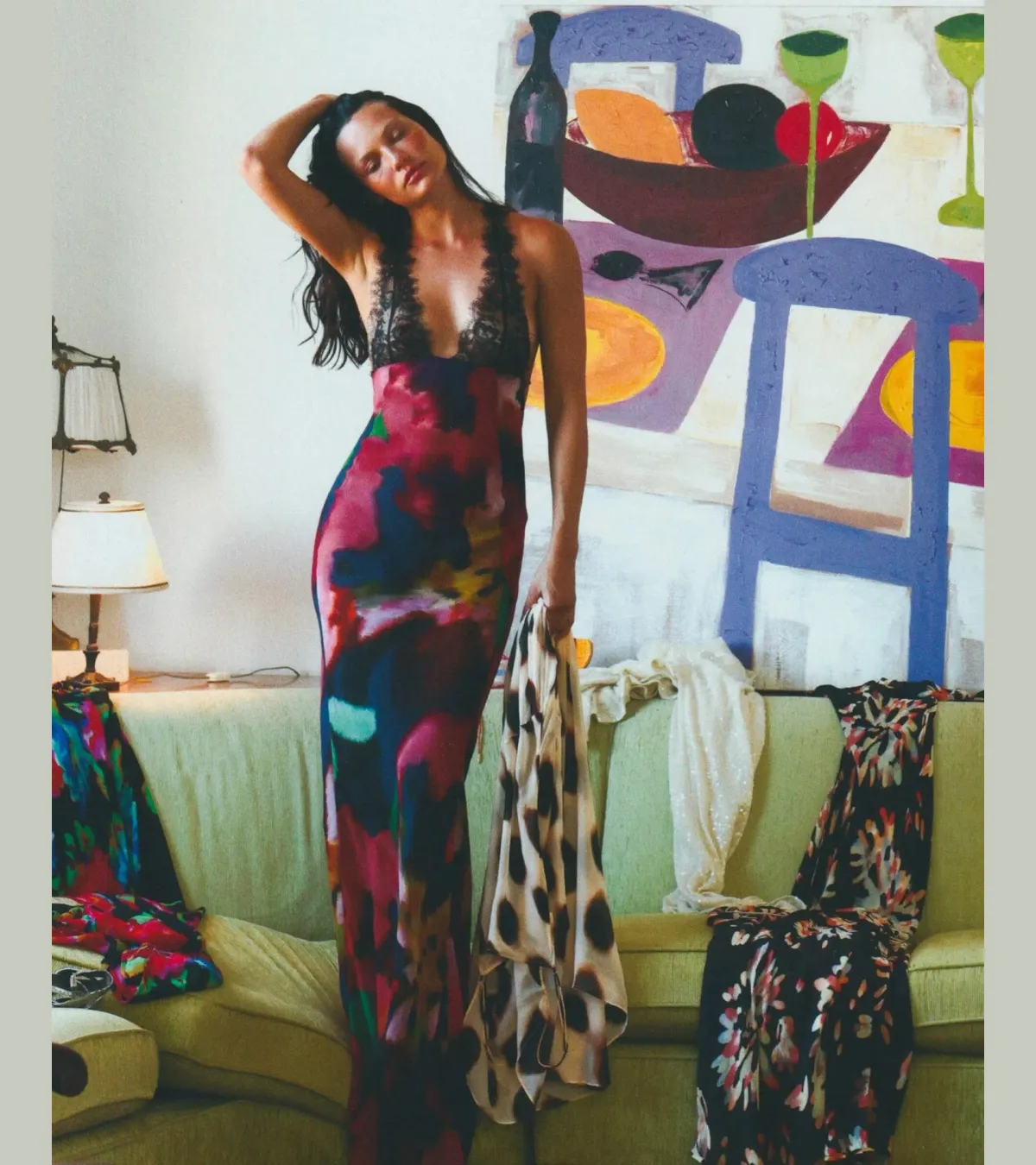 PAOLA FLORAL SLIP DRESS - size 4 - Image 1