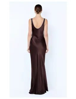 Bec + Bridge Marcy Cutout Maxi Dress Size 8 Dark Chocolate for rent on The Volte - image 3