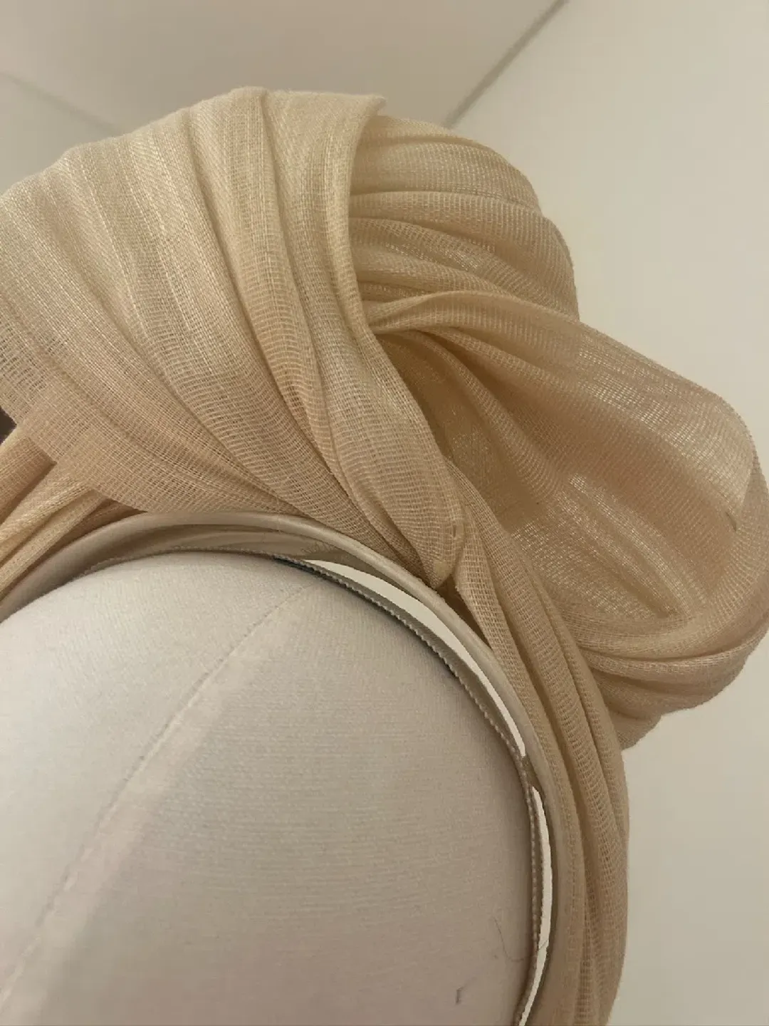 Sheike Turban Twist Millinery Headband Fascinator for rent on The Volte - main image