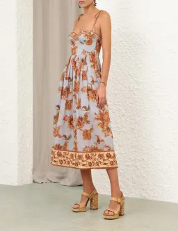 Zimmerman ASTER CORSET MIDI DRESS for rent on The Volte - image 4
