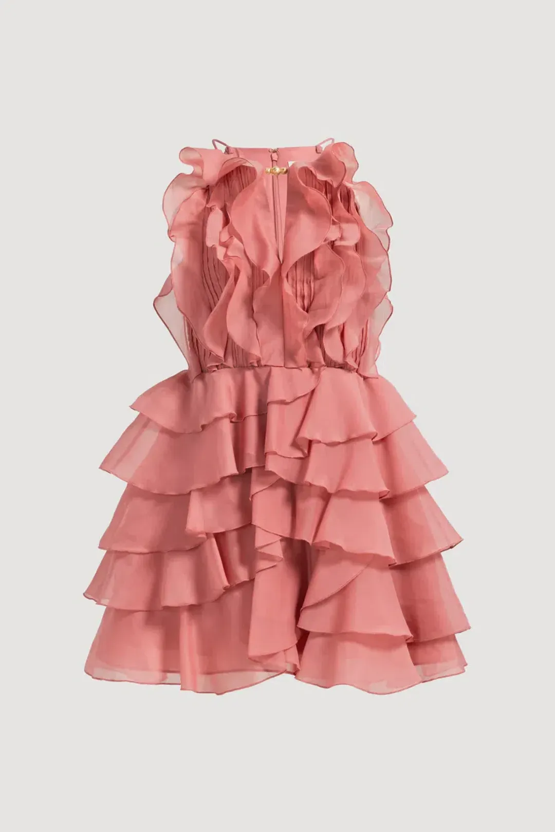 BRAND NEW 🪸 Aje Cleo Mini Dress - Size 10 - Spiced Coral Orange/Pink🪸 Race Day / Hen's Party Dress for rent on The Volte - main image