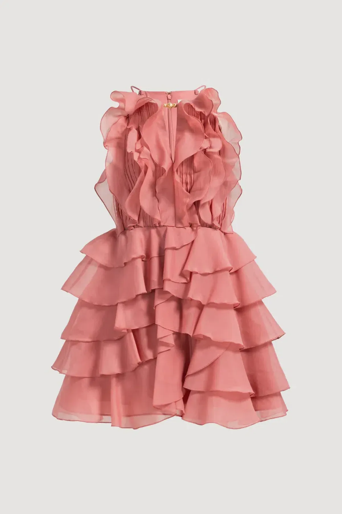 BRAND NEW 🪸 Aje Cleo Mini Dress - Size 10 - Spiced Coral Orange/Pink🪸 Race Day / Hen's Party Dress - Image 8