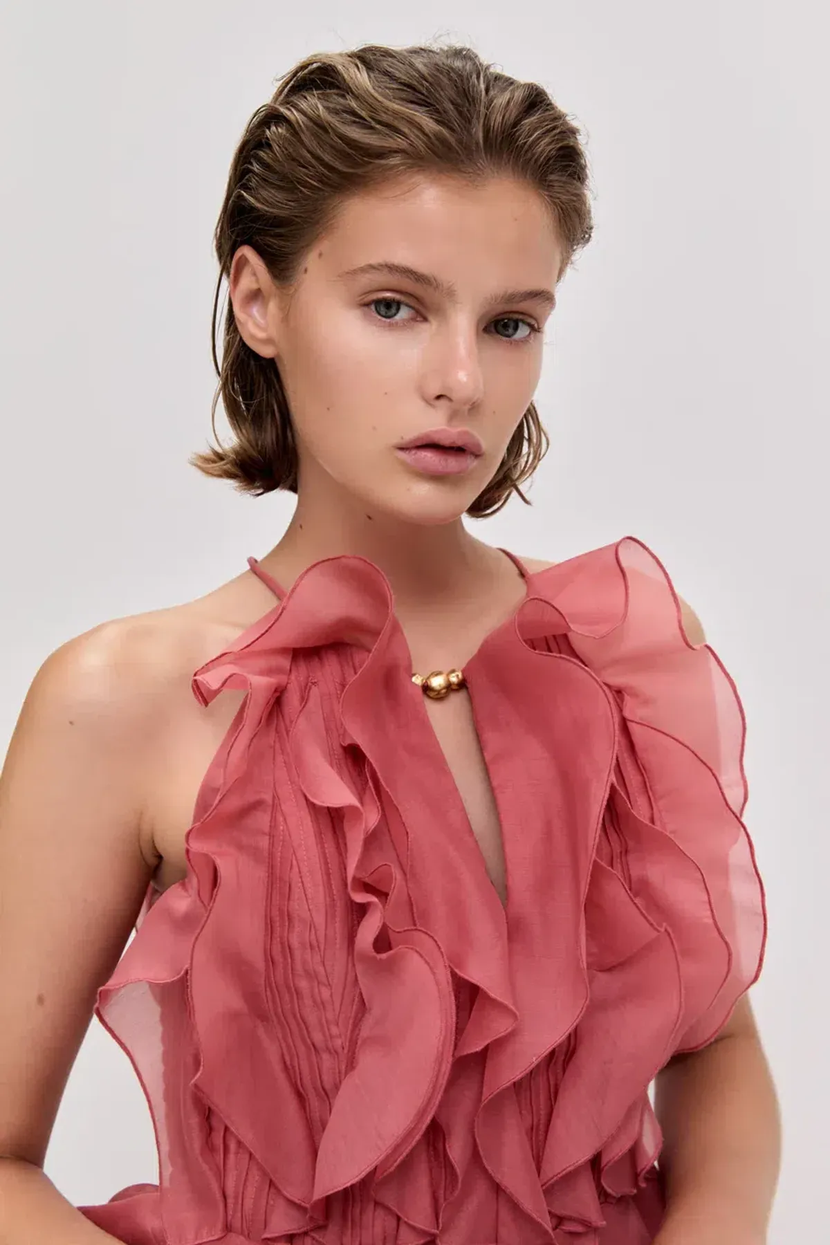 BRAND NEW 🪸 Aje Cleo Mini Dress - Size 10 - Spiced Coral Orange/Pink🪸 Race Day / Hen's Party Dress - Image 6