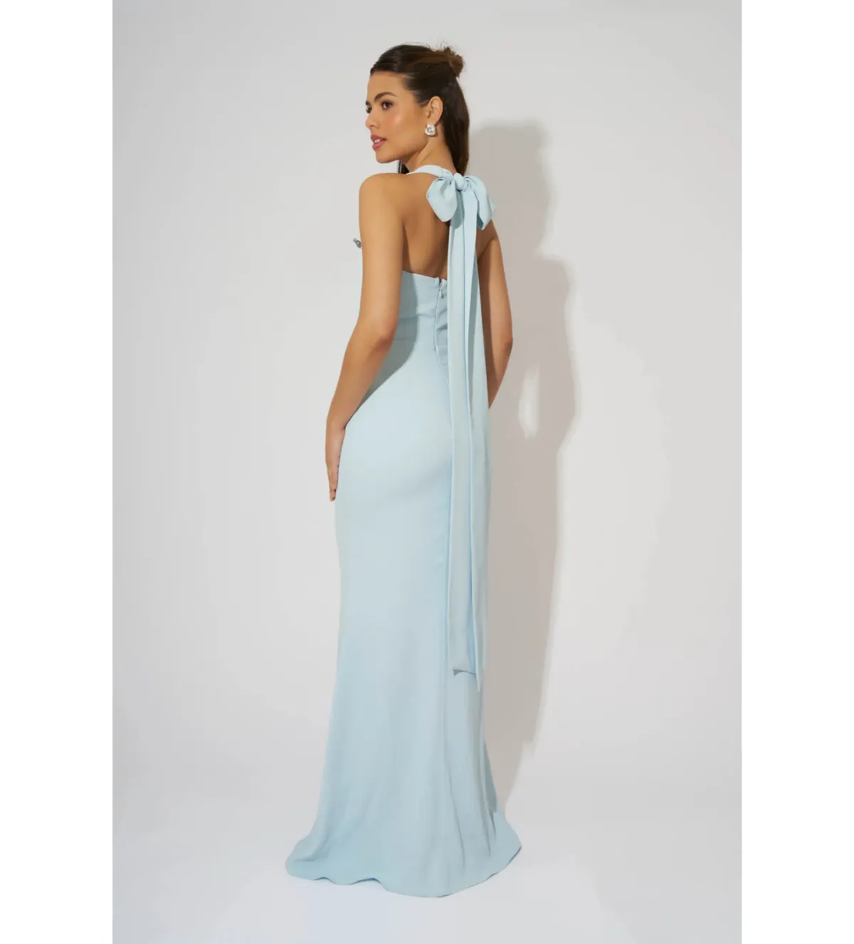 Odd Muse Halter Maxi Dress Powder Blue Size 8 - Image 2
