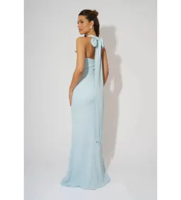 Odd Muse Halter Maxi Dress Powder Blue Size 8 for rent on The Volte - image 2