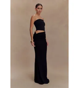 Meshki Jasiel Strapless Knit Maxi Dress Black Size S / AU 8 for rent on The Volte - image 3