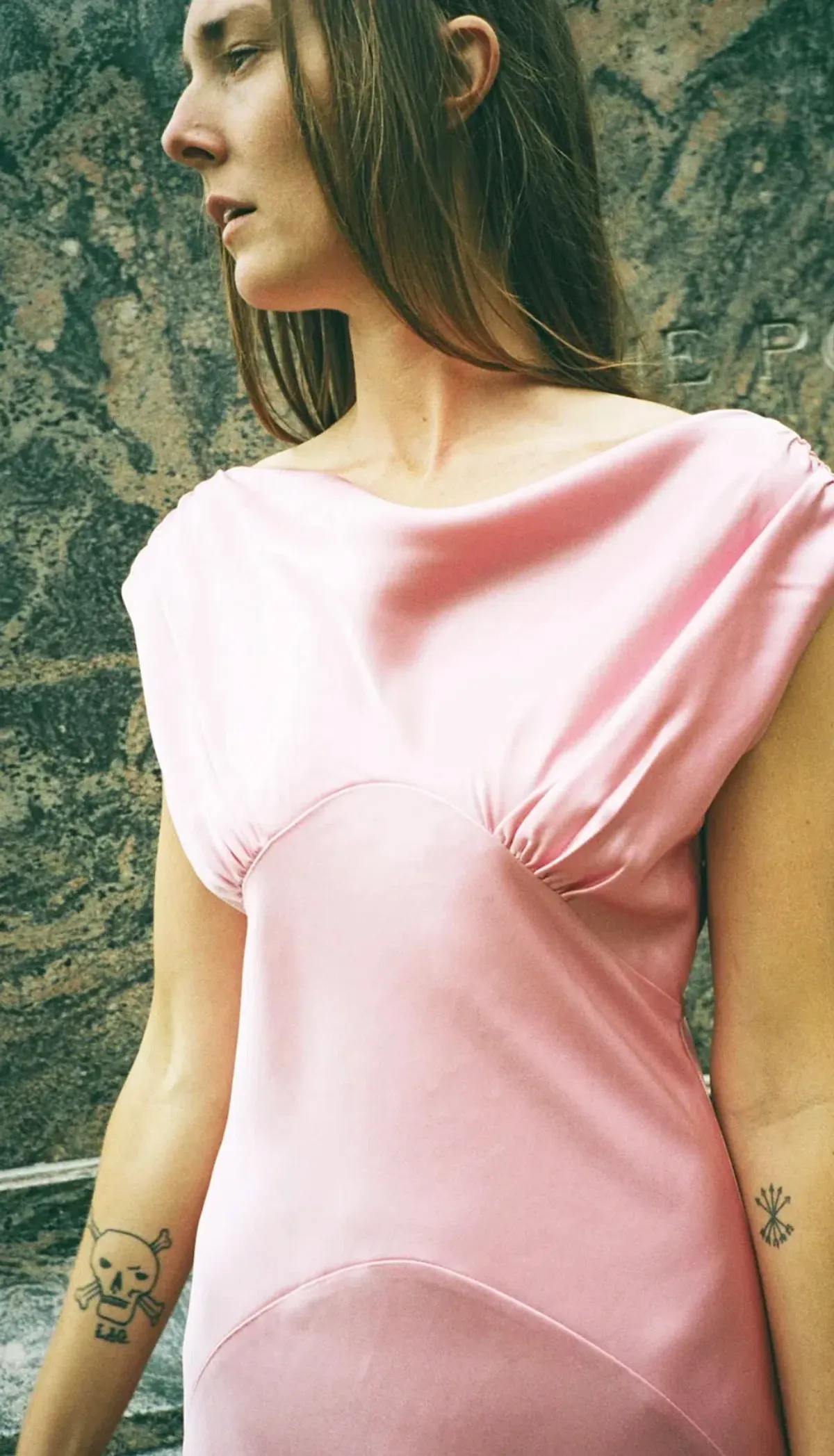 Paris Georgia Raina Dress Dusty Pink - Image 5