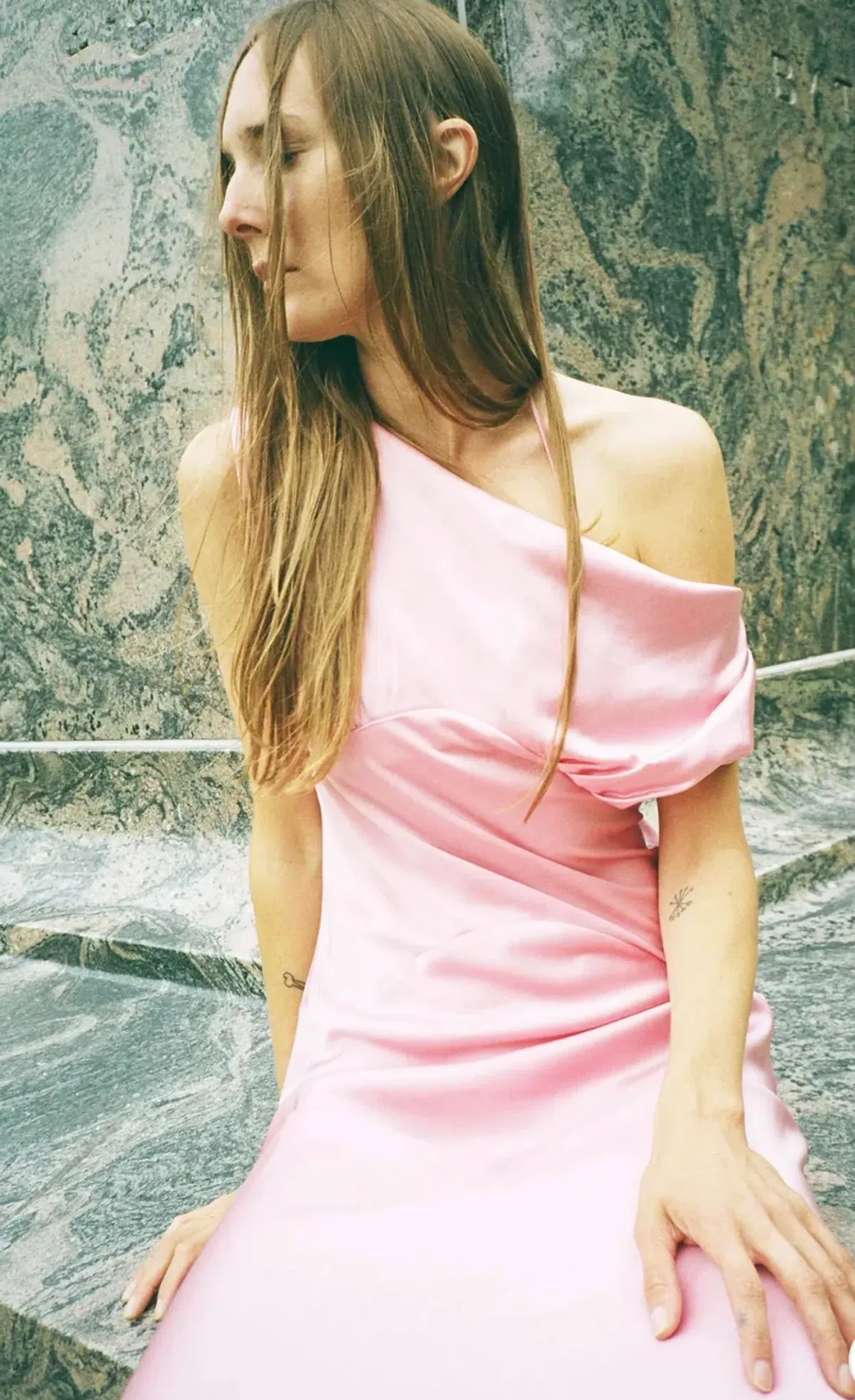 Paris Georgia Raina Dress Dusty Pink - Image 3