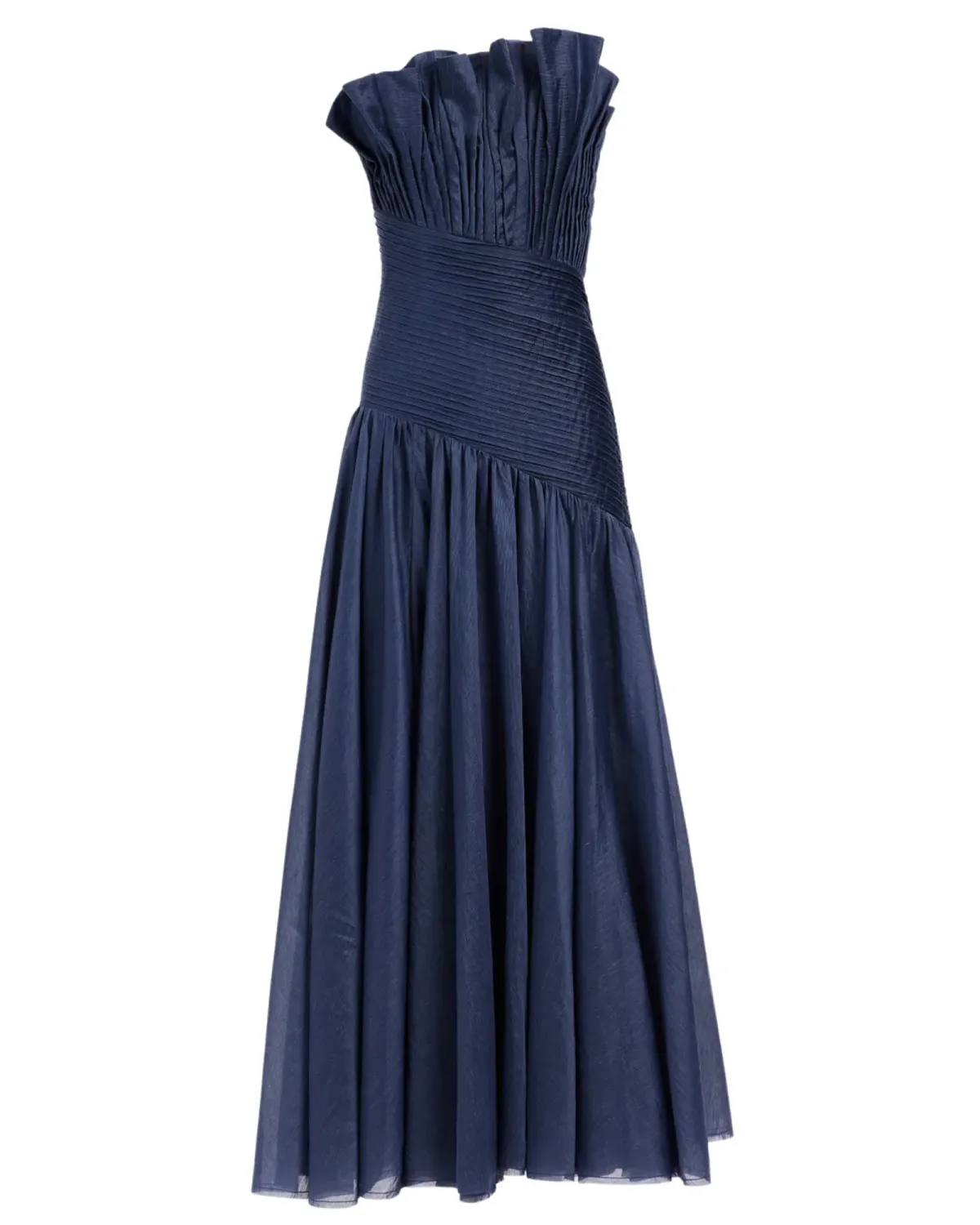 Aje Aquiline Gown Slate Blue Size 10 - Image 4