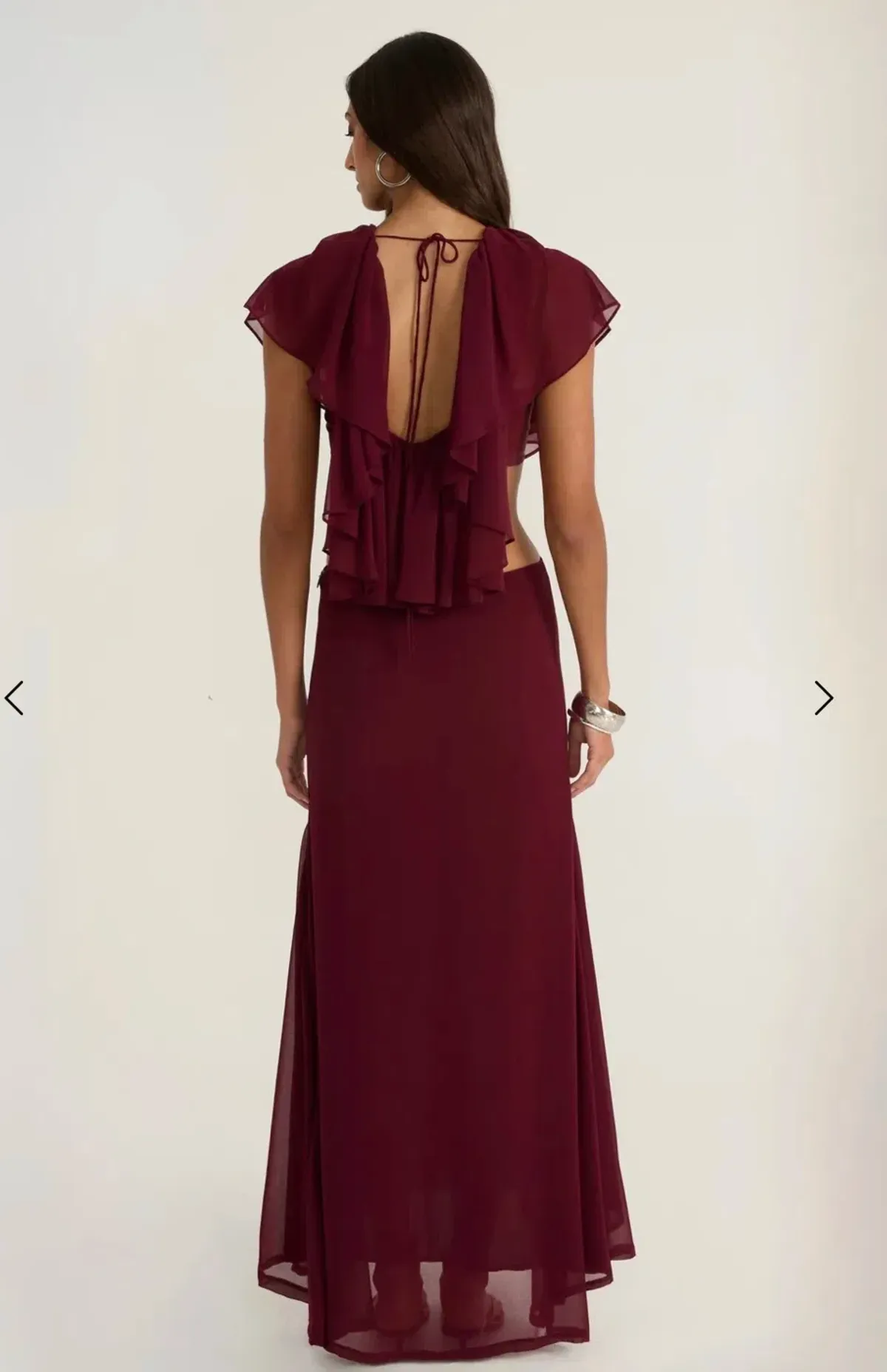 Ance Gria Clover Set in Burgandy - Image 2