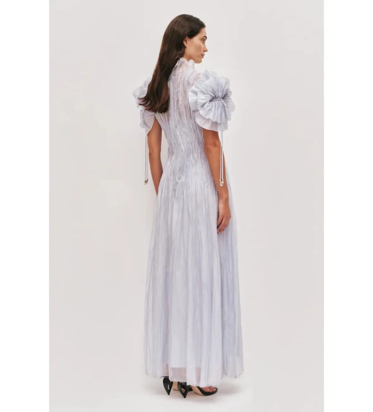 Aje Clara Maxi Dress French Blue Size 10 - Image 3