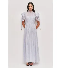 Aje Clara Maxi Dress French Blue Size 14 for rent on The Volte - image 1