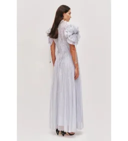 Aje Clara Maxi Dress French Blue Size 14 for rent on The Volte - image 3