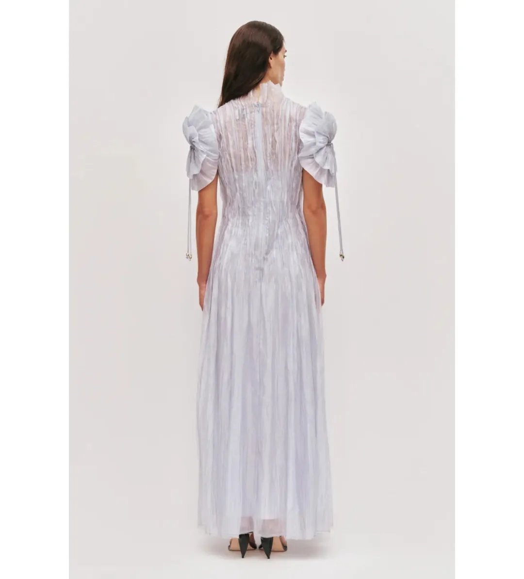 Aje Clara Maxi Dress French Blue Size 14 for rent on The Volte - main image