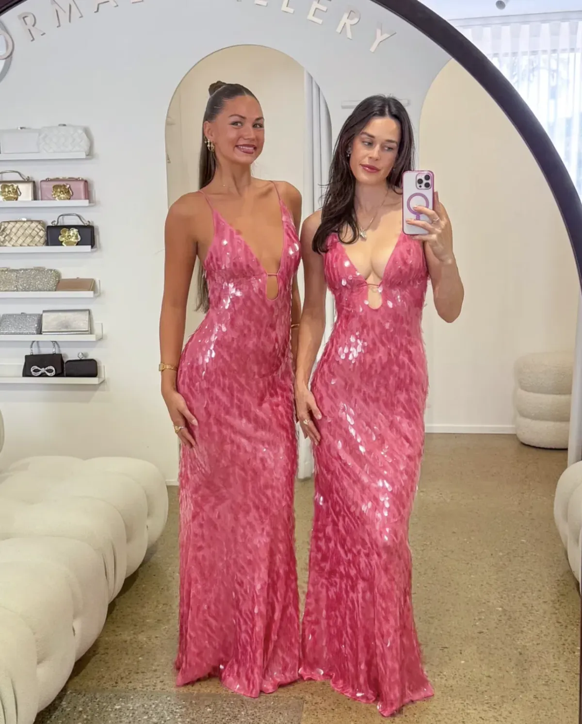 Misha The Sapphire Sequin Dress XS - Image 1